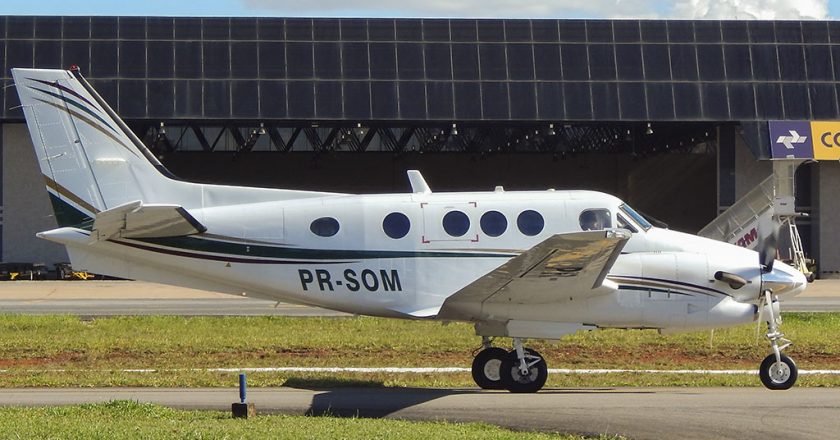 Avião prefixo PR-SOM. Foto: Reprodução