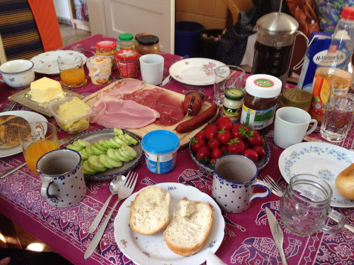 Café da manhã na Alemanha. Foto: Reprodução
