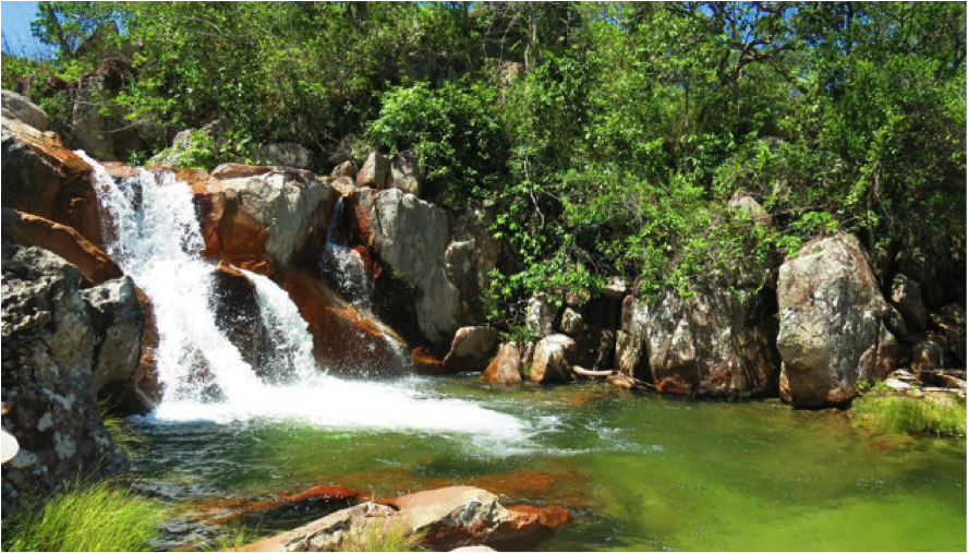 Cachoeira da Capivara - Chapada dos Veadeiros. Foto: Naiane Alves