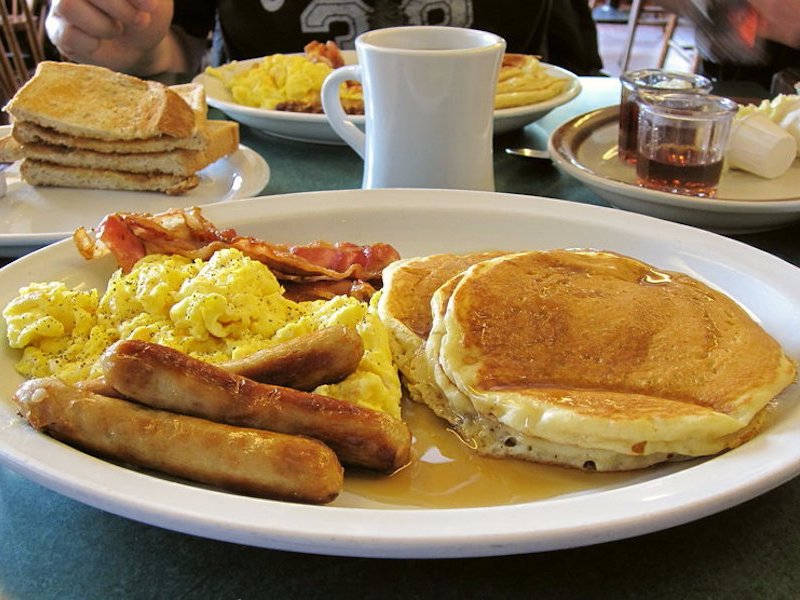 Café da manhã nos EUA. Foto: Reprodução