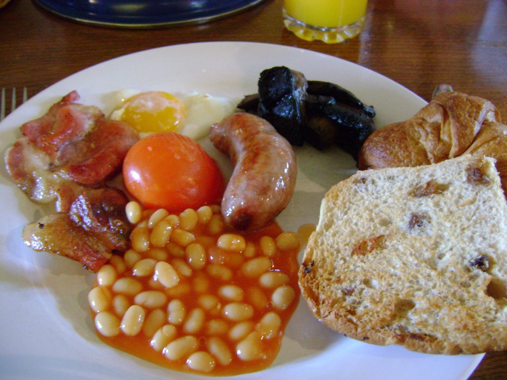 Café da manhã na Inglaterra. Foto: Reprodução