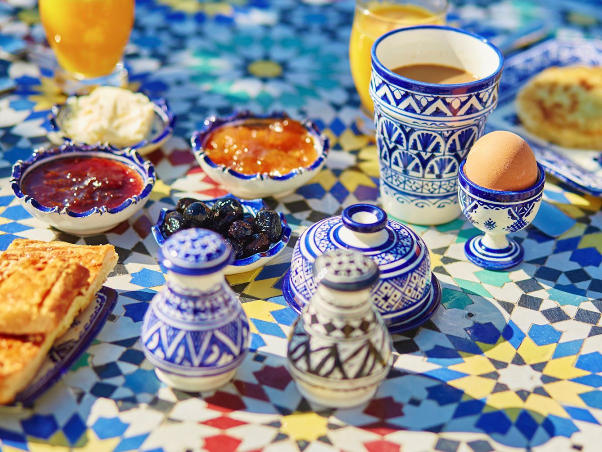 Café da manhã no Marrocos. Foto: Reprodução