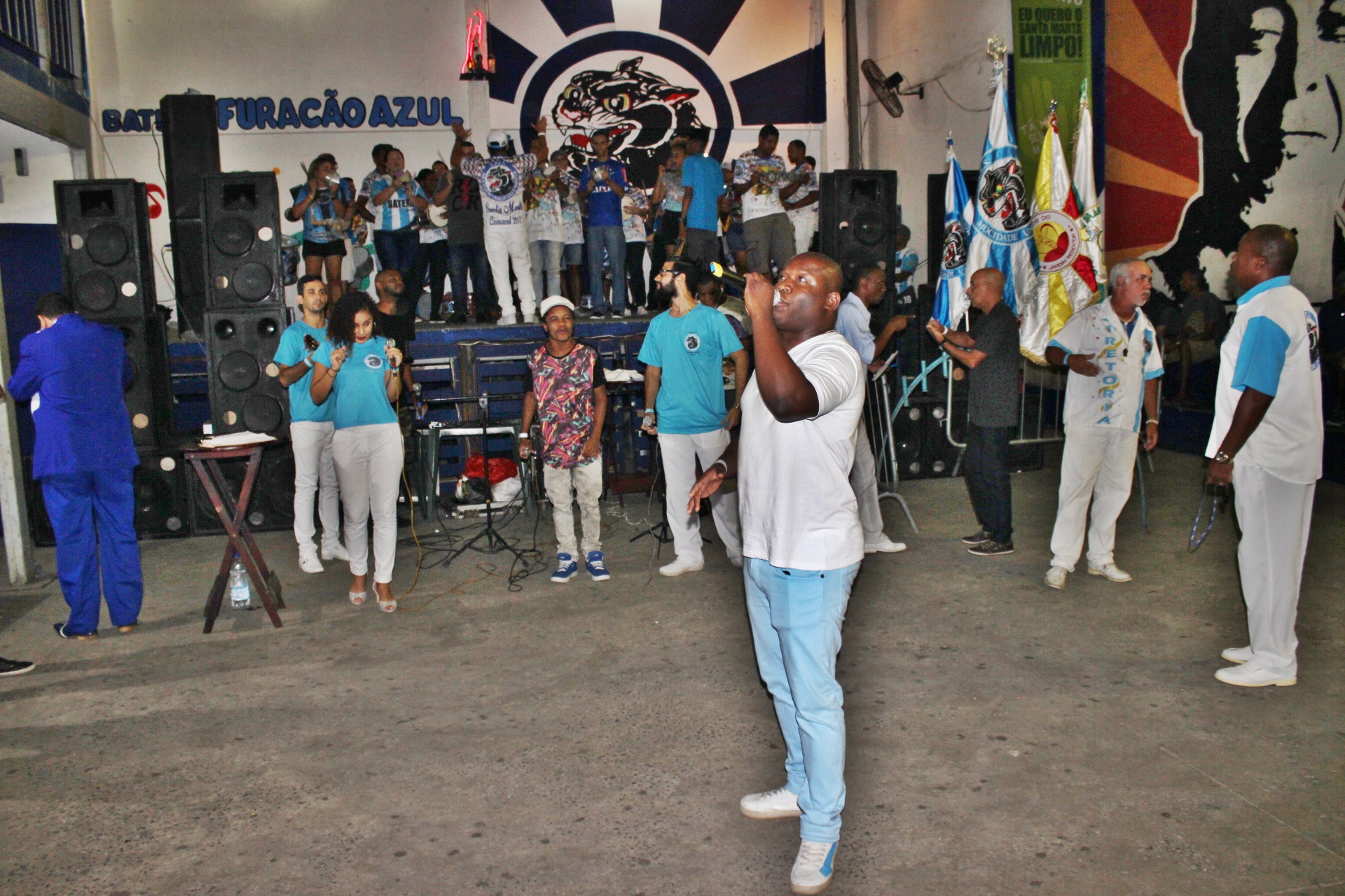 Evento na Mocidade Unida do Santa Marta. Foto: Helder Martins