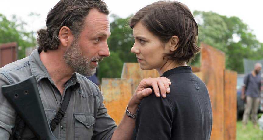Rick e Maggie (The Walking Dead Divulgação)