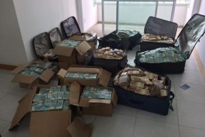 Dinheiro apreendido envolve Geddel. Foto: PF/Divulgação