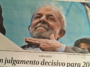 Capa de O Globo no dia do julgamento de Lula. Foto: Reprodução