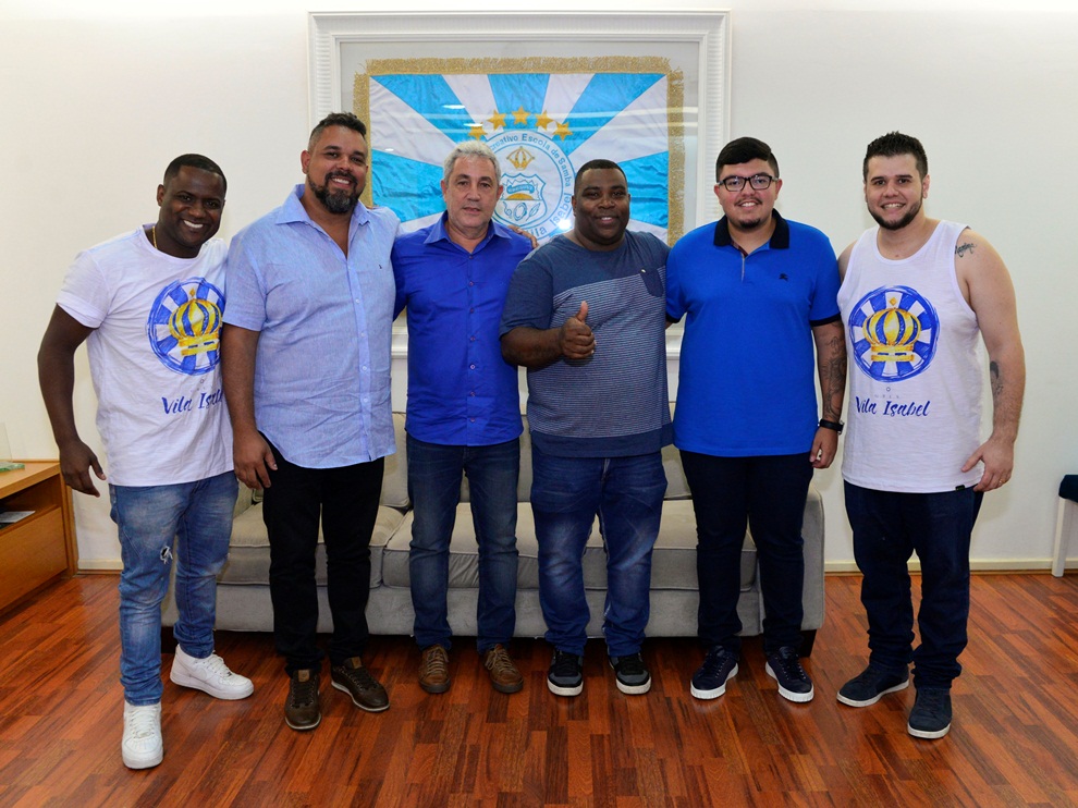 Vila Isabel apresenta equipe para 2019. Foto: Eduardo Hollanda