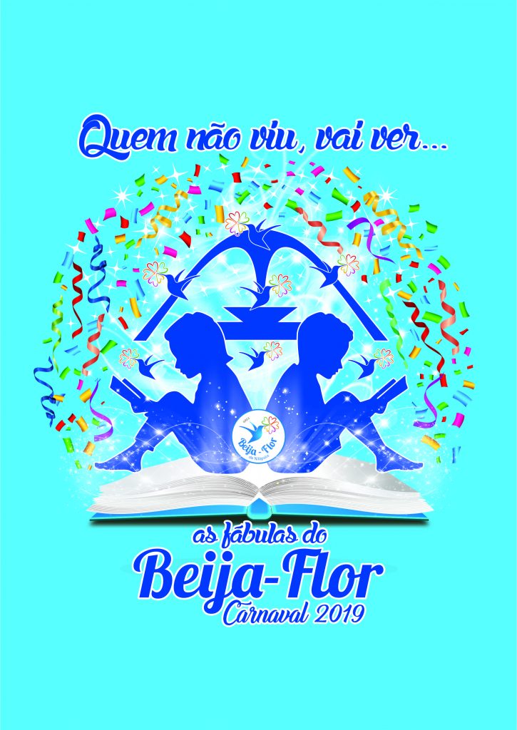 Beija-Flor - Logotipo do enredo 2019. Foto: Divulgação
