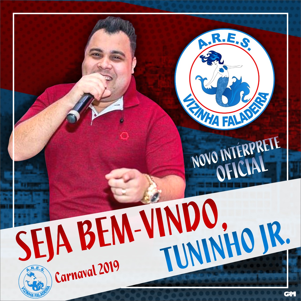 Tuninho Júnior é o novo intérprete da Vizinha Faladeira. Foto: Divulgação