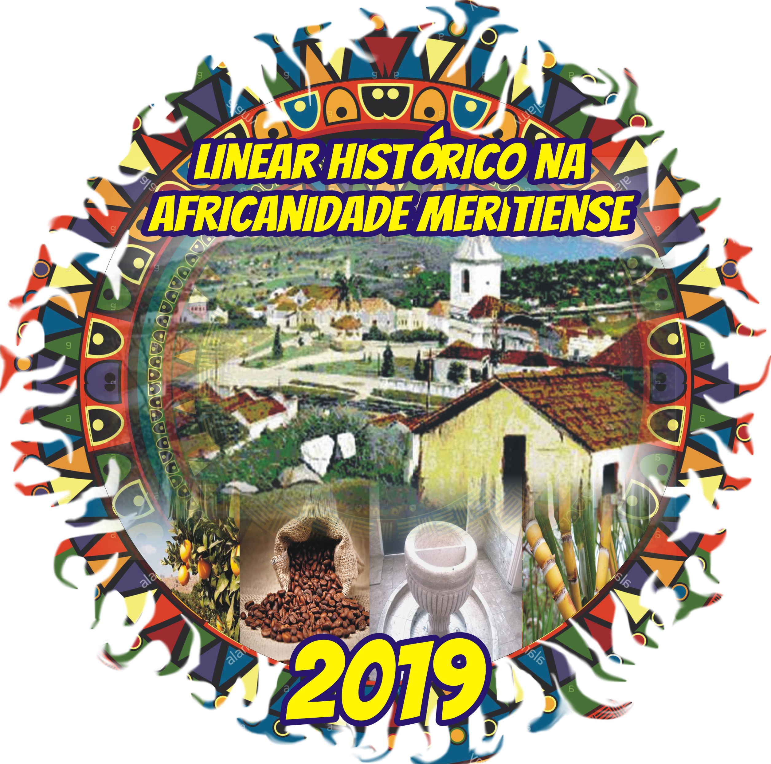 Logo do enredo de 2019 da Indeoedente da Praça da Bandeira. Foto: Divulgação