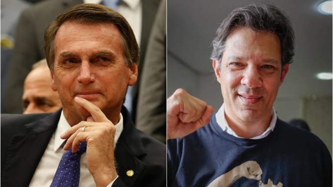 Bolsonaro e Haddad, Foto: ReproduÃ§Ã£o de Internet