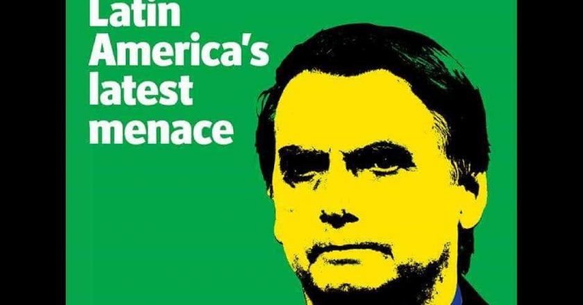 Revista inglesa The Economist, faz crÃ­ticas a Jair Bolsonaro. Foto: ReproduÃ§Ã£o