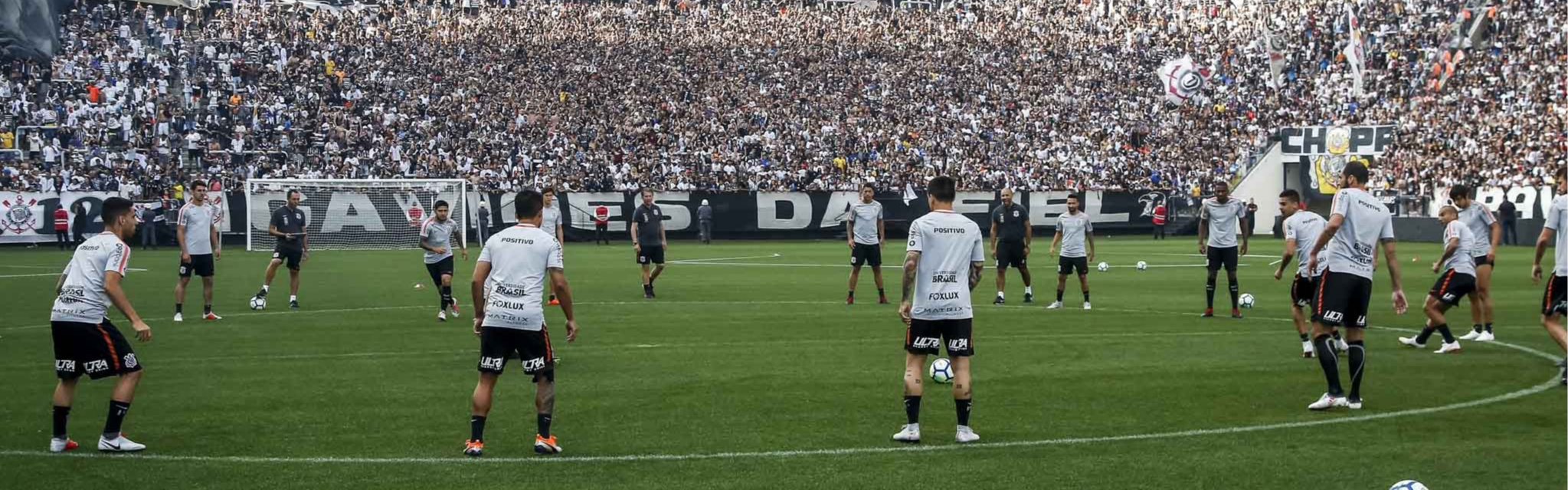 Corinthians treina em sua Arena. Foto: Divulgação
