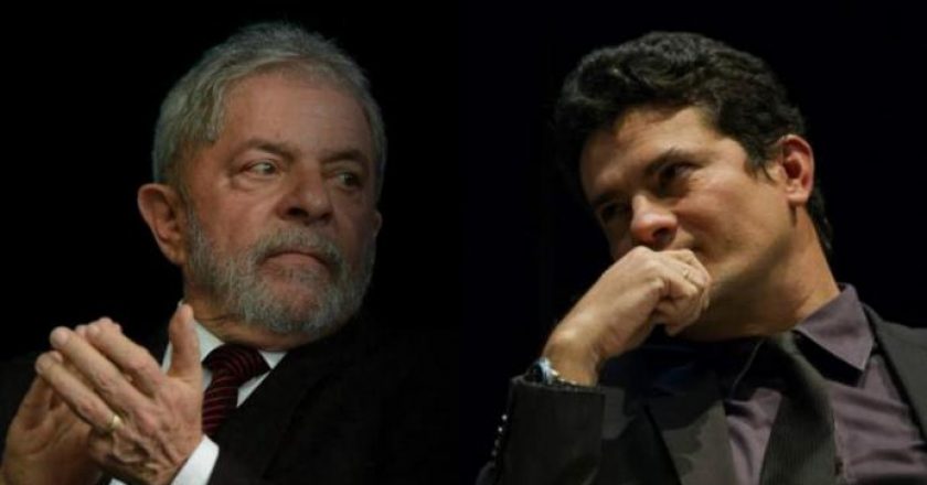 Lula e Sérgio Moro. Foto: Divulgação