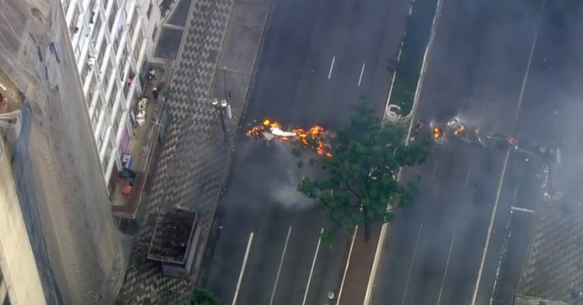 Greve geral - São Paulo. Foto: Reprodução de TV
