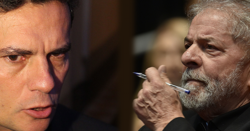 Sérgio Moro e Lula. Foto: Reprodução de Internet