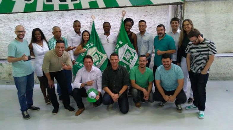 Acadêmicos do Cubango apresenta equipe para 2018. Foto: Divulgação