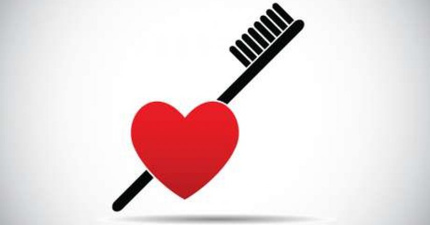 Proteja o coração escovando os dentes. Foto: Divulgação
