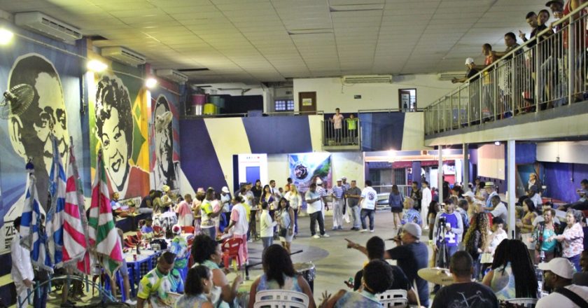 Quadra da Mocidade Unida do Santa Marta. Foto: Divulgação