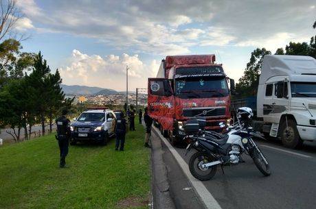 Suspeito do roubo do caminhão de Gusttavo Lima. Foto: Reprodução/PRF