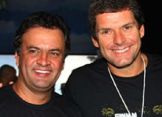 Aécio Neves e Alexandre Accioly. Foto: Reprodução Rede Social