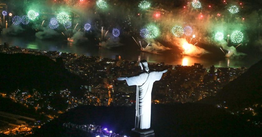 Fotos queima de fogos Copacabana - Réveillon Rio 2018