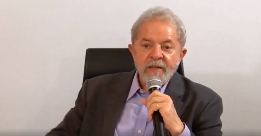 Luiz Inácio Lula da Silva. Foto: Reprodução de vídeo