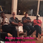 Reunião entre Antonio Pitanga, família e direção da Porto da Pedra. Foto: Reprodução/Instagram