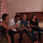 Reunião entre Antonio Pitanga, família e direção da Porto da Pedra. Foto: Reprodução/Instagram