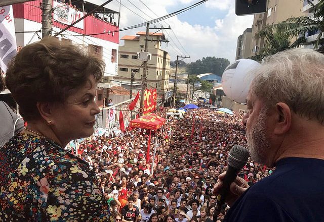 Dilma Rousseff e Lula. Foto: Reprodução/Facebook