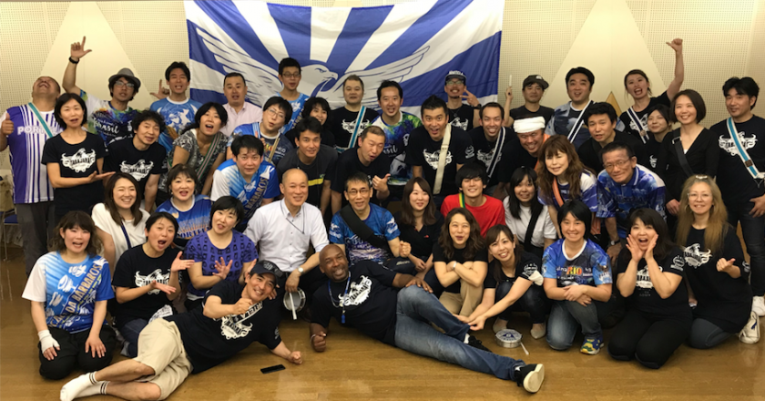 Evento de encerramento da turnê de Nilo Sérgio no Japão. Foto: Consulado da Portela no Japão.