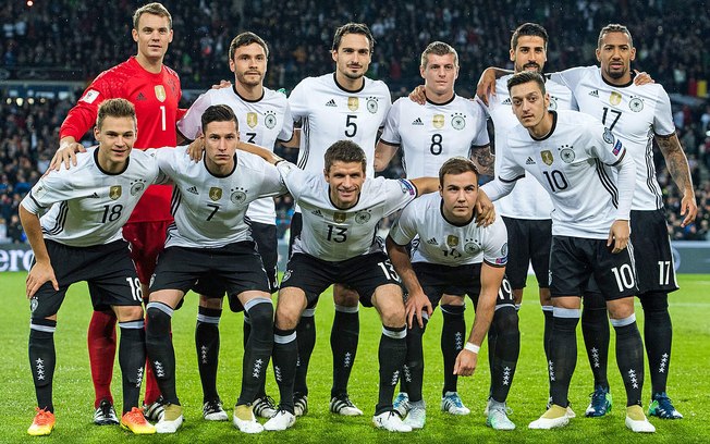 Seleção da Alemanha nas Eliminatórias para Copa do Mundo de 2018. Foto: Divulgação