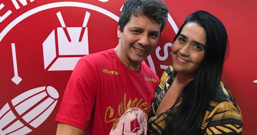 Sérgio Lobato e Regina Celi. Foto: Divulgação