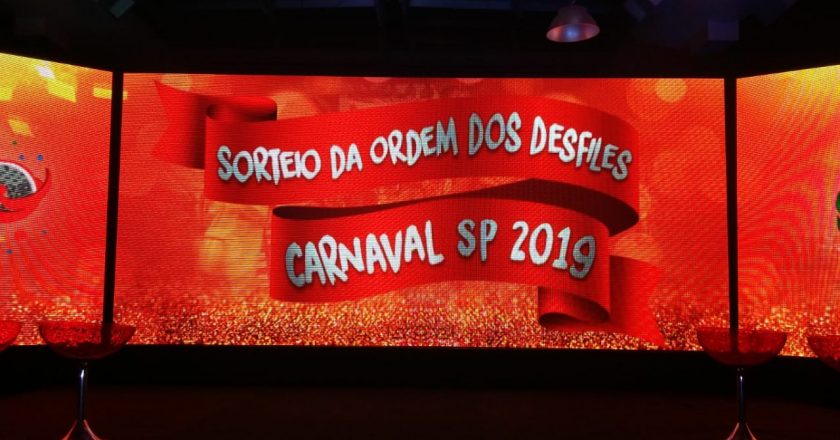 Sorteio da ordem de desfiles do Carnaval de São Paulo 2019. Foto: SRzd - Guilherme Queiroz