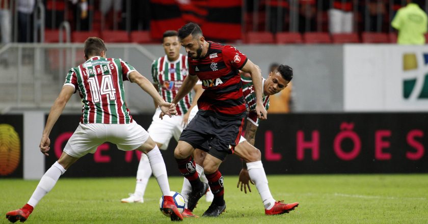 Fluminense x Flamengo. Foto: Staff Images/Flamengo