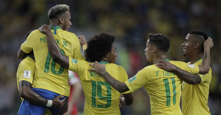 Seleção Brasileira na Copa 2018. Foto: André Mourão/MoWA Press