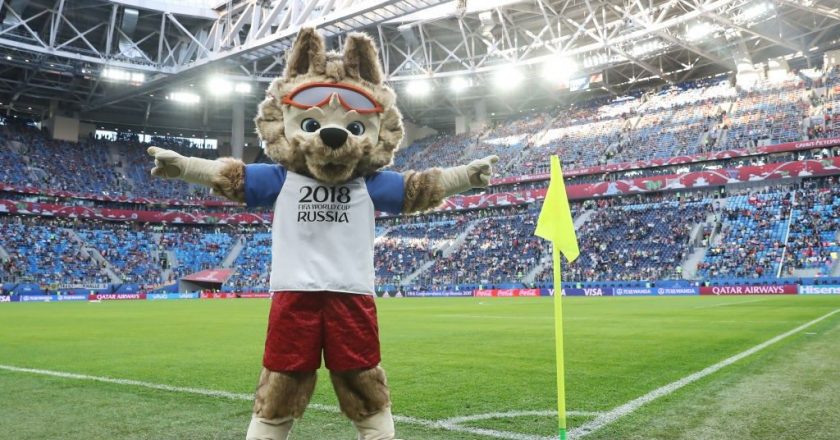 Mascote oficial da Copa da Rússia. Foto: Fifa