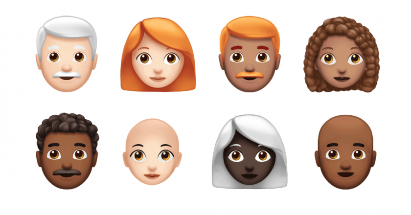 Novos emoji anunciados pela Apple. Foto: Reprodução