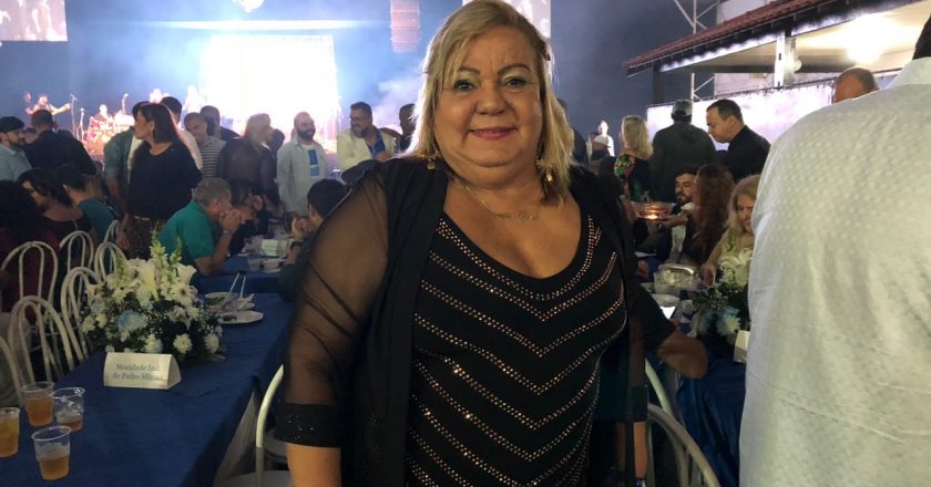 Vera Lúcia, presidente do Império Serrano, no Sorteio da Ordem dos Desfiles do Grupo Especial para o Carnaval 2019. Foto: SRzd/Max Gomes