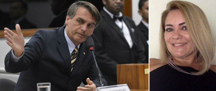 Jair Bolsonaro e Ana Cristina Valle. Foto: Reprodução de Internet