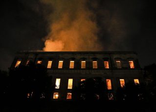 Incêndio no Museu Nacional do Rio. Foto: Agência Brasil/Tânia Rêgo