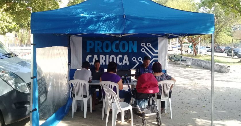 Tenda do Procon Carioca. Foto: Divulgação