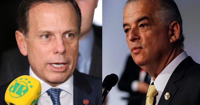 Candidatos ao governo de São Paulo: João Doria e Marcio França. Foto: Agência Brasil