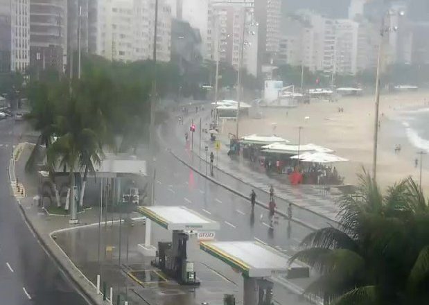 Rio de Janeiro é atingido por fortes chuvas. Foto: Reprodução/Centro de Operações Rio