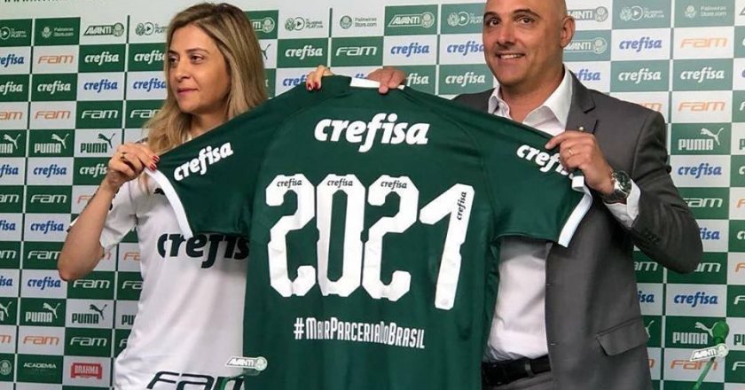 Palmeiras, Crefisa e Fam renovam parceria. Foto: Divulgação/Palmeiras