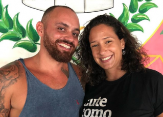 Leandro Vieira e Mônica Benício. Foto: Reprodução/Instagram