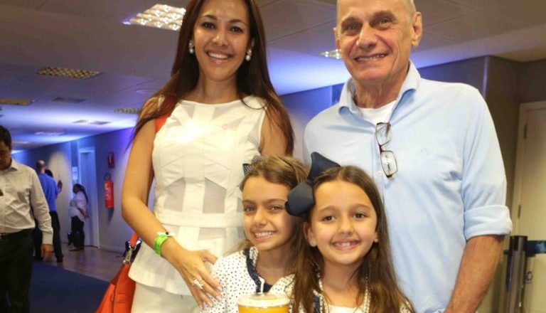 Ricardo Boechat e família. Foto: Divulgação
