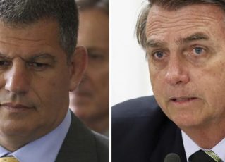 Gustavo Bebianno e Jair Bolsonaro. Foto: DivulgaÃ§Ã£o