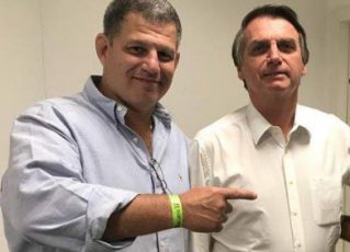 Gustavo Bebianno e Jair Bolsonaro. Foto: ReproduÃ§Ã£o de Internet