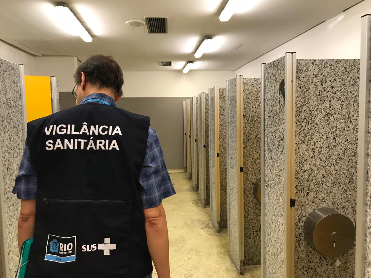  Vigilância Sanitária faz a primeira prévia no Maracanã. Foto: Divulgação
